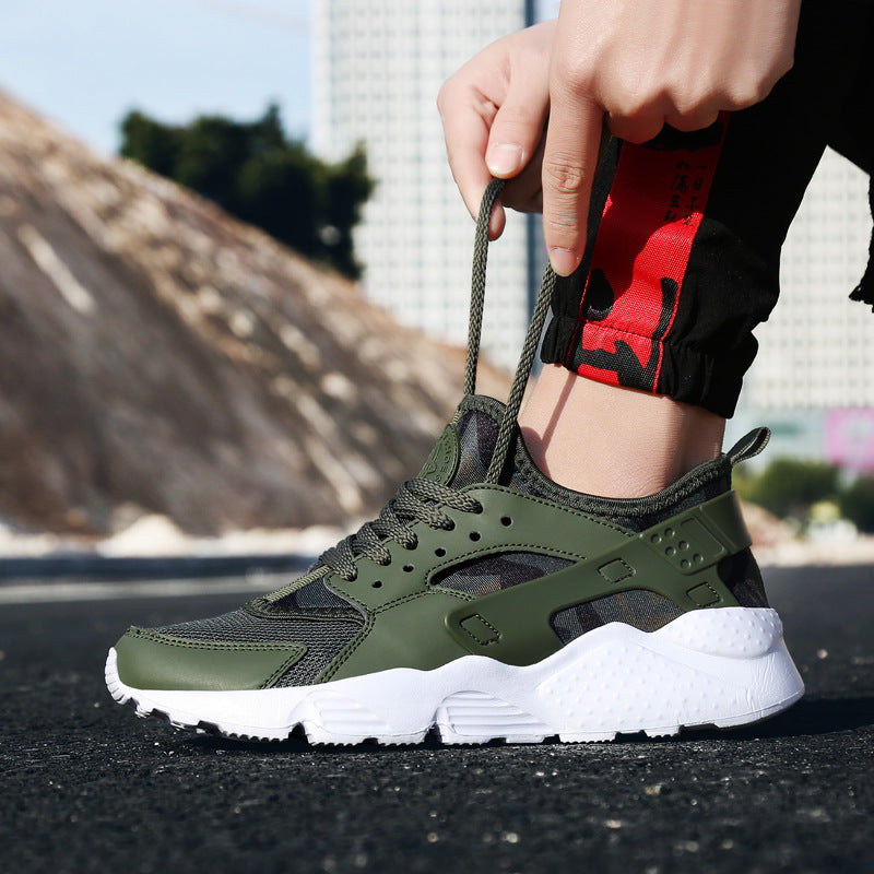 Men's mesh sports shoes for men women's flat running shoes for couples men's travel shoes for men - Korvel
