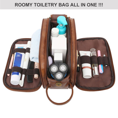 Men's Toiletry Bag Travel Organizer Cosmetic Bag - Korvel