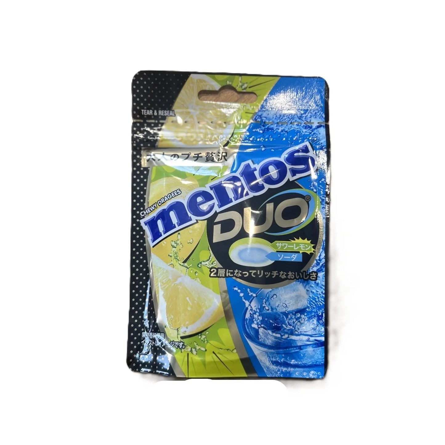 Mentos Duo Sour Lemon/Soda – Two-Tone Chewy Candy 45g