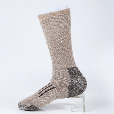 Merino wool socks hiking socks thickened warm anti slip breathable sports socks outdoor long socks for men and women - Korvel