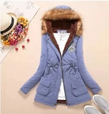 Abrigo de Invierno Estilo Preppy para Mujer