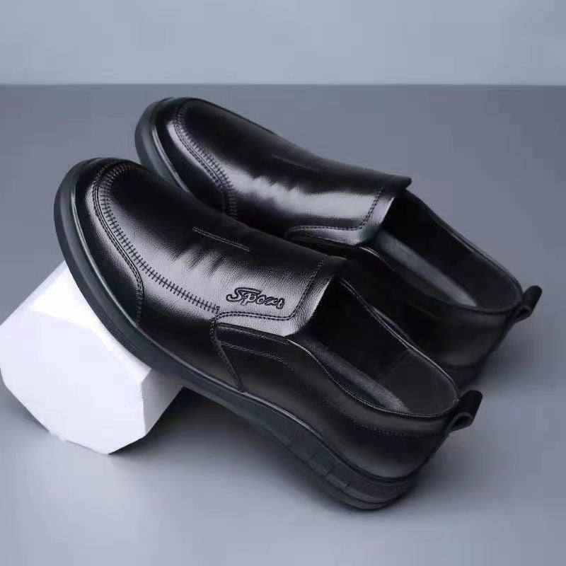 Zapatos de Cuero Casual para Hombre - Estilo Británico con Suela Suave