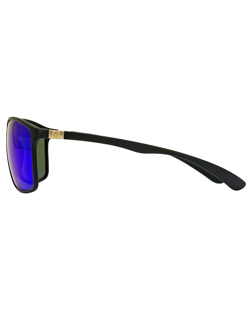 Gafas de sol Milano con lentes polarizados negro/azul espejo