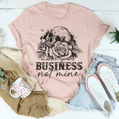 Camiseta Mind Your Business Skull