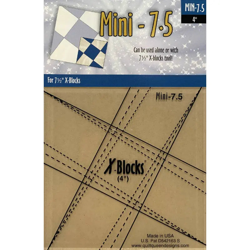 X-Block Mini 7.5 Template for Creative Projects