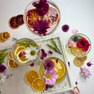 Mélange d'agrumes déshydratés - Citron, lime, orange et orange sanguine séchés