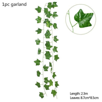 Modern Eucalyptus Leaves Garland for Elegant Decor