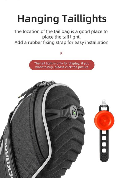 Premium Waterproof Bike Seat Bag for Cyclists