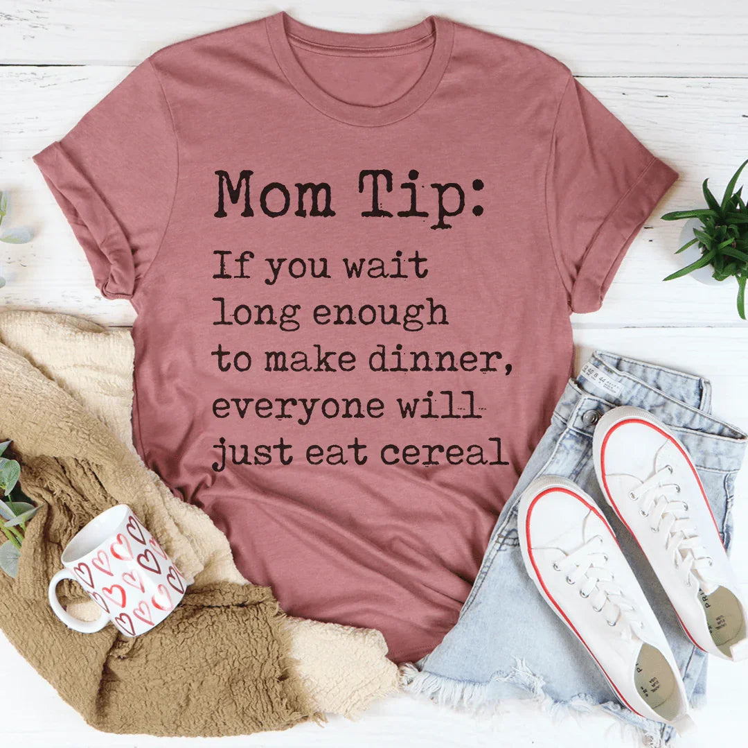 T-shirt Mom Tip - Confortable et Élégant pour le Quotidien