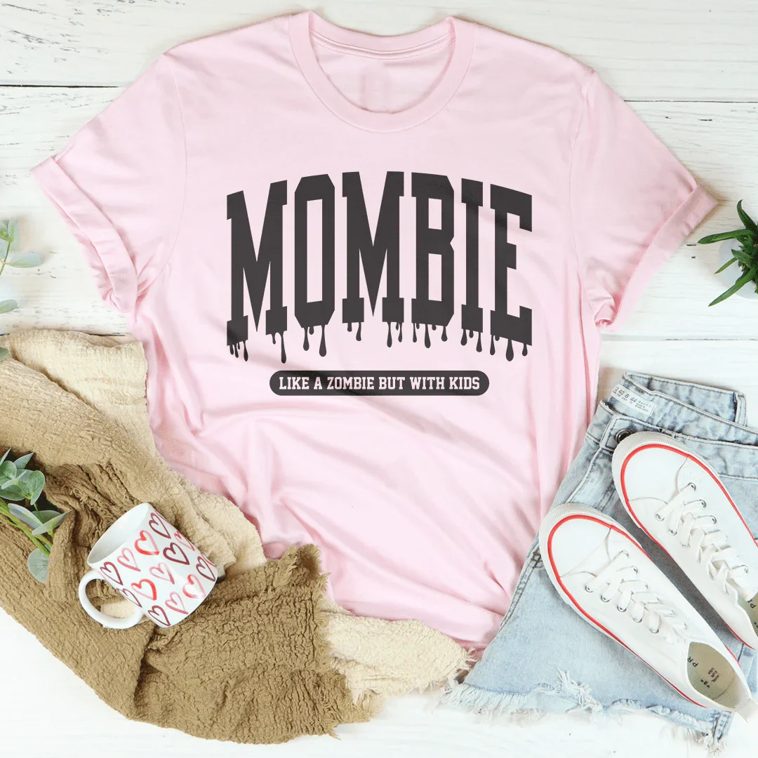 Camiseta de mamá como un zombi pero con niños