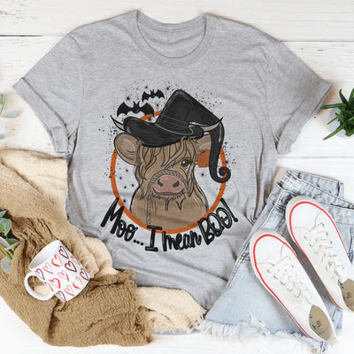 Moo I Mean Boo Cow Tee - Korvel