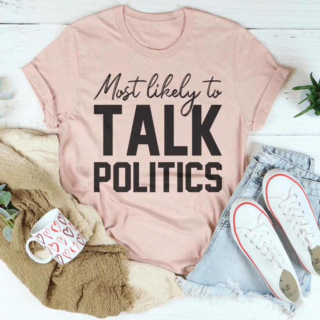 Camiseta de Acción de Gracias con más probabilidades de hablar de política