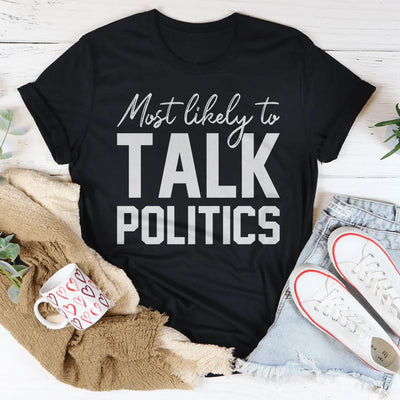 Camiseta de Acción de Gracias con más probabilidades de hablar de política