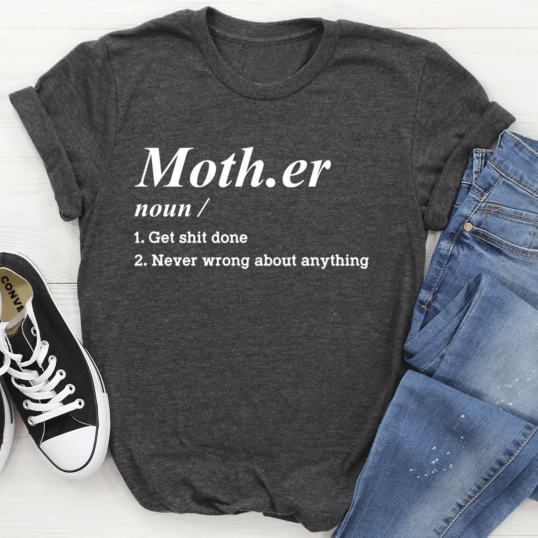 Mother Tee - Soft & Flattering T-Shirt for Moms