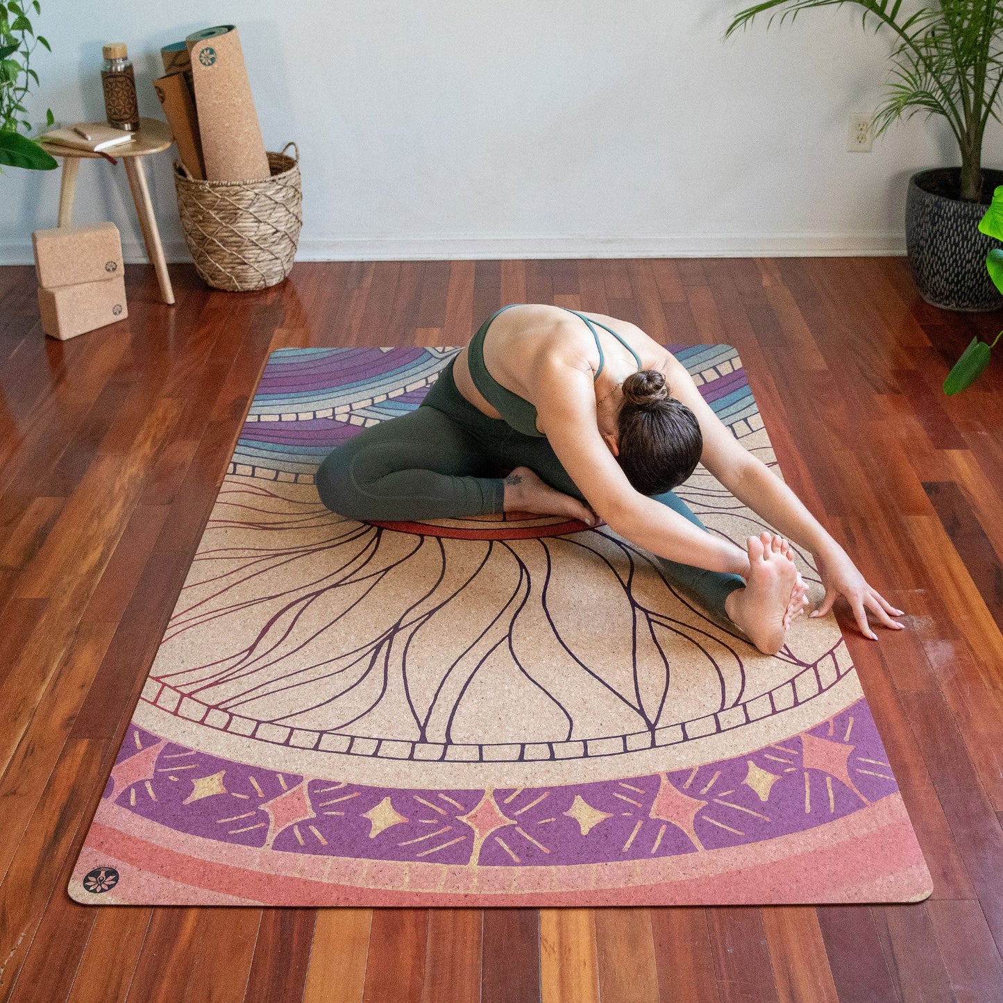 Nomad XL Eco-Friendly Cork Yoga Mat - Ultimate Comfort & Space - Korvel