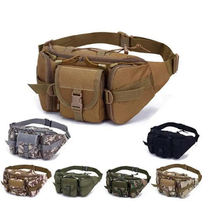 Multifunction Tactical Military Waist Bag for Outdoor Use