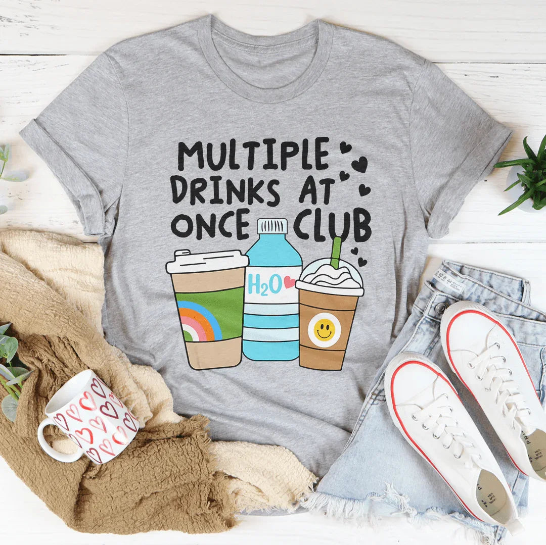 Camiseta del Club de Múltiples Bebidas a la Vez