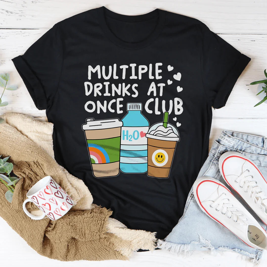 Camiseta del Club de Múltiples Bebidas a la Vez