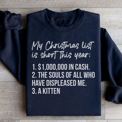 Sudadera Mi Lista de Navidad