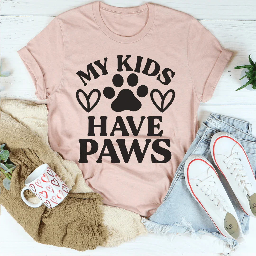 Mi camiseta My Kids Have Paws