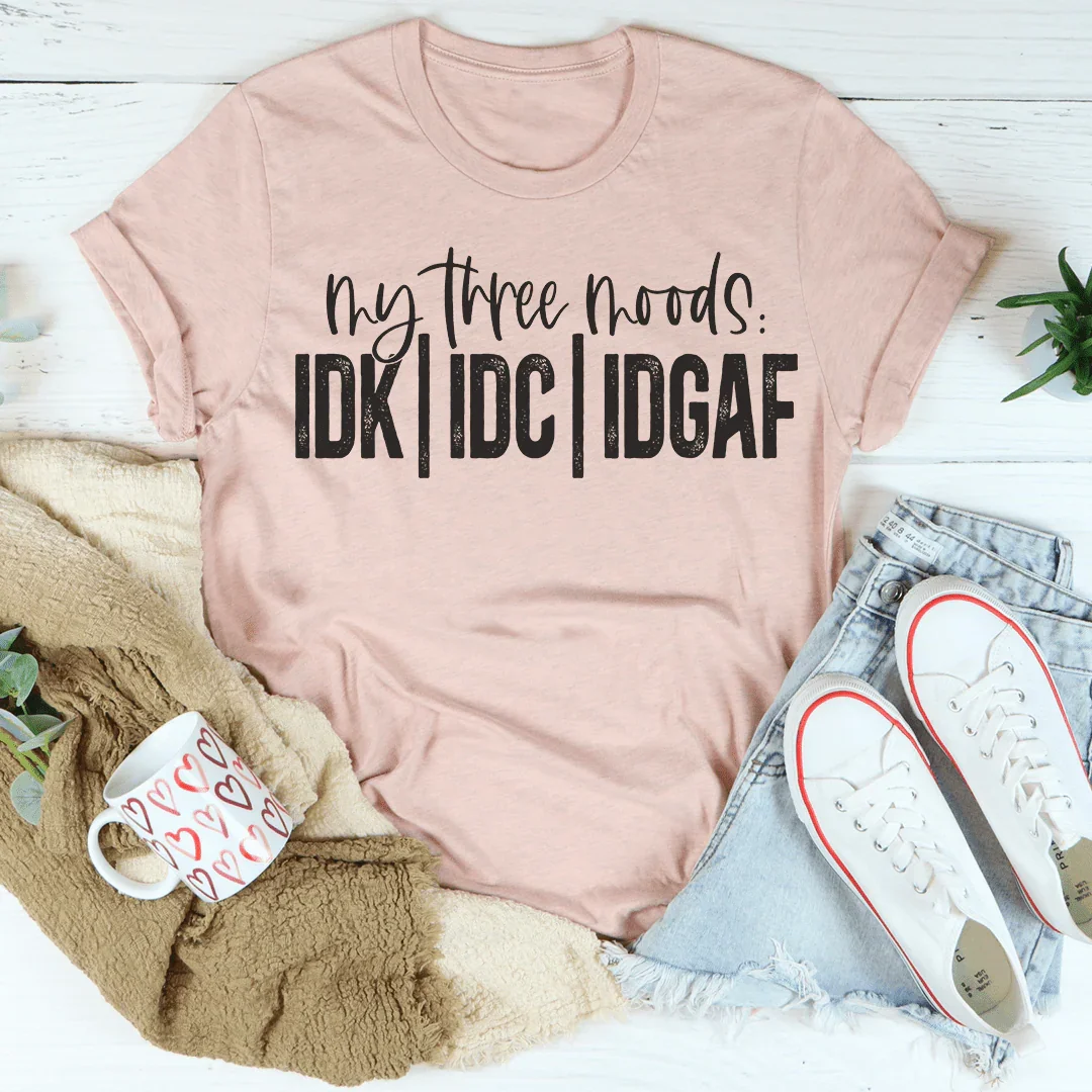 Camiseta Mis tres estados de ánimo