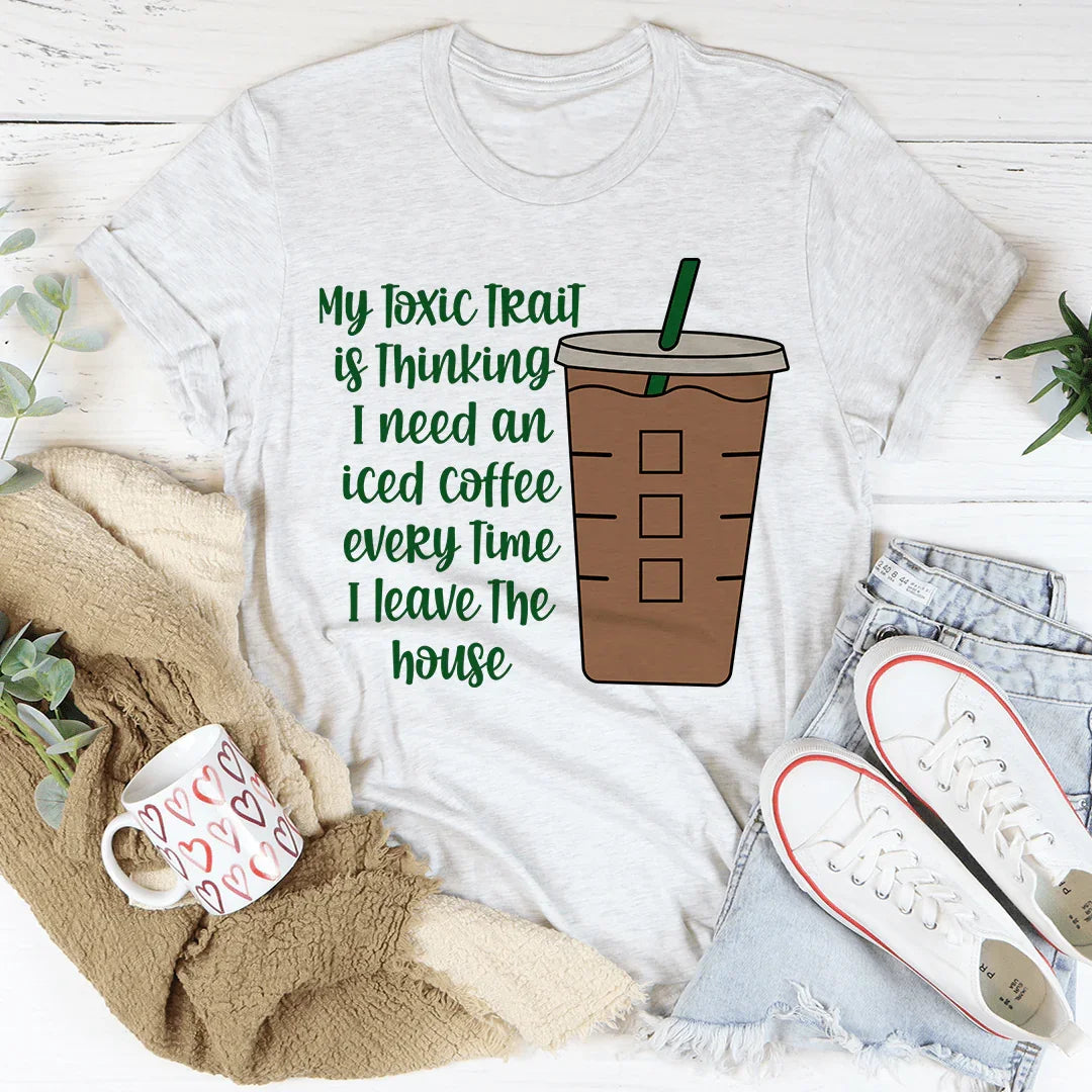 Mon T-shirt Iced Coffee de Trait Toxique