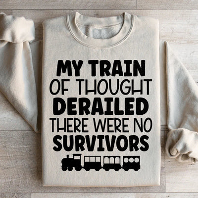 Sudadera Mi tren de pensamiento descarrilado