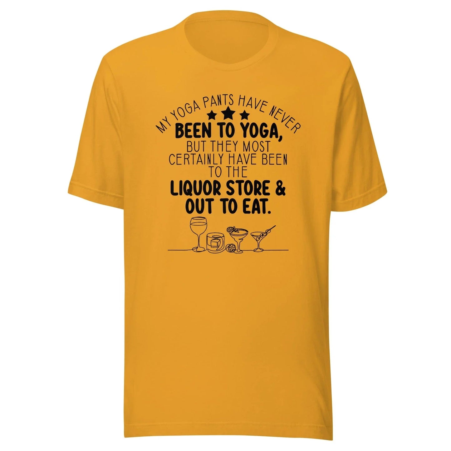Mi camiseta de pantalones de yoga