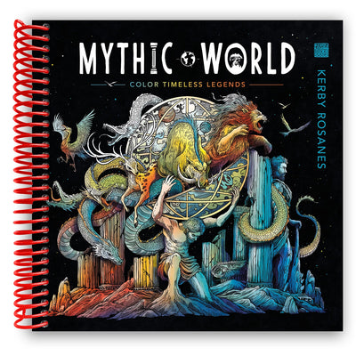 Enchanting Realms: The Ultimate Spiral Bound Coloring Experience - Korvel