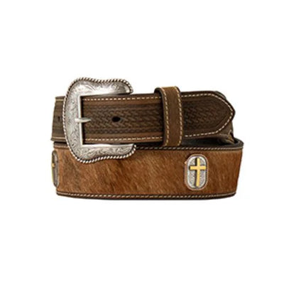 Elegant Calf Hair Cross Belt | Nocona Collection - Korvel