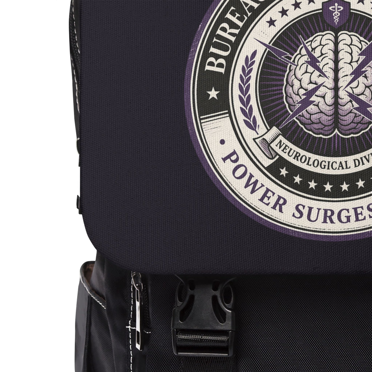 Neurostrong Carry – Epilepsy Awareness Canvas Backpack