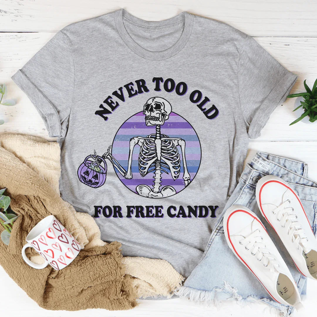Nunca eres demasiado mayor para recibir dulces gratis