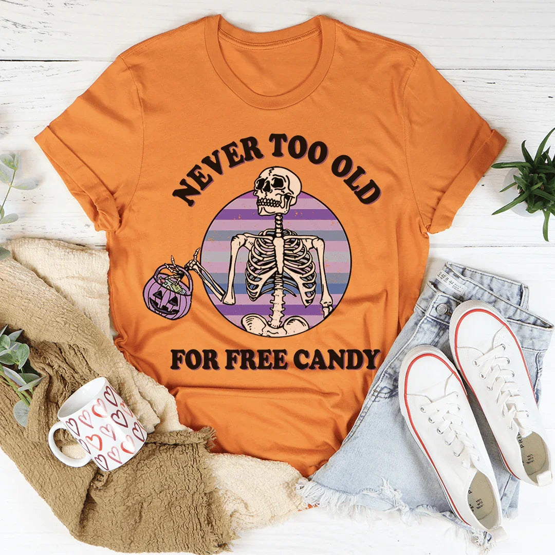 Nunca eres demasiado mayor para recibir dulces gratis