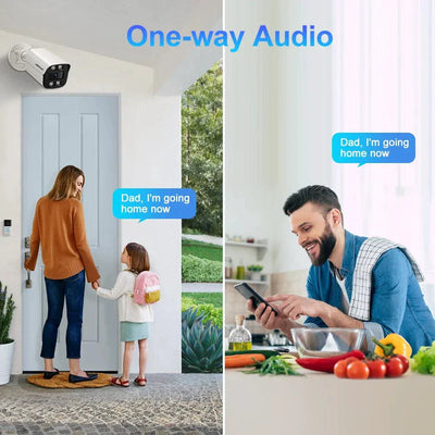 8MP IP Camera: 4K Clarity, Enhanced Audio & Night Vision