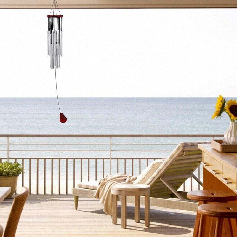 Campanas de viento grandes de tono profundo premium para el hogar y el jardín