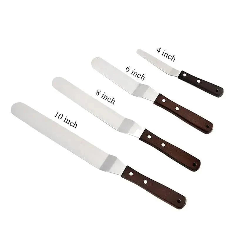 Premium Stainless Steel Cake Spatula Set for Perfect Icing