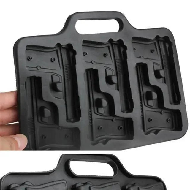 Bullet Skull Ice Cube Maker - Premium Silicone Tray