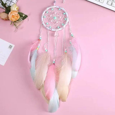 Luxury Silver Gray Dream Catcher - Elegant Home Decor