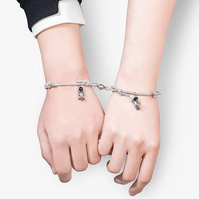 Magnetic Couple Bracelet Set - Stylish Friendship Jewelry