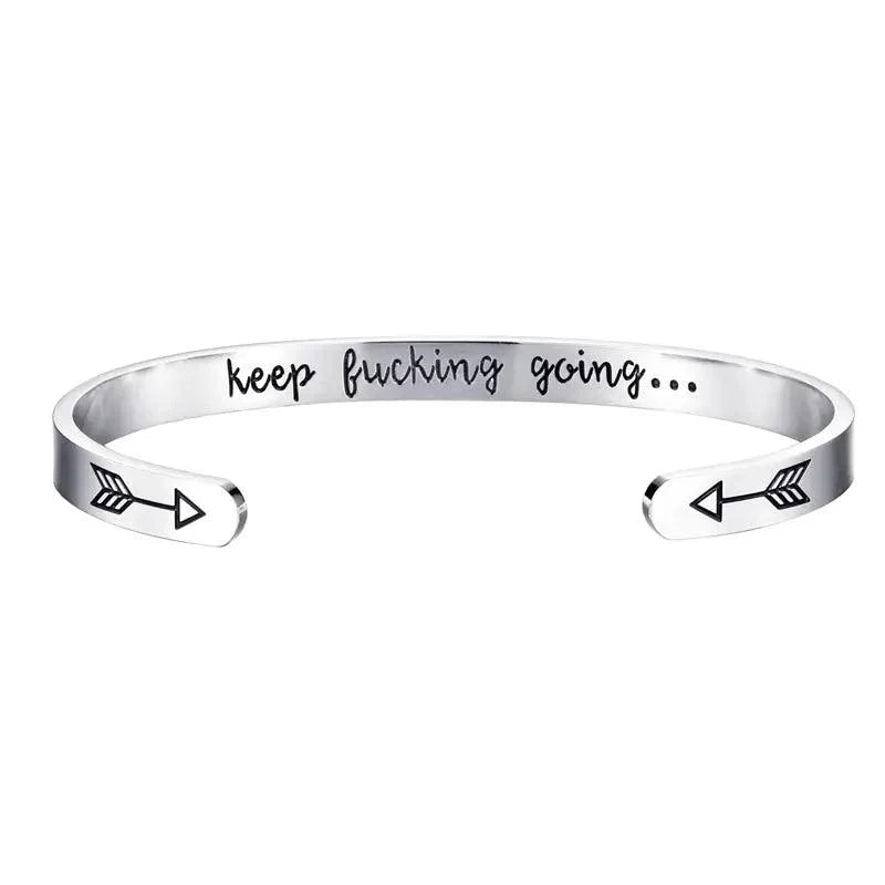 Elegant Stainless Steel Butterfly & Elephant Bracelet for Women