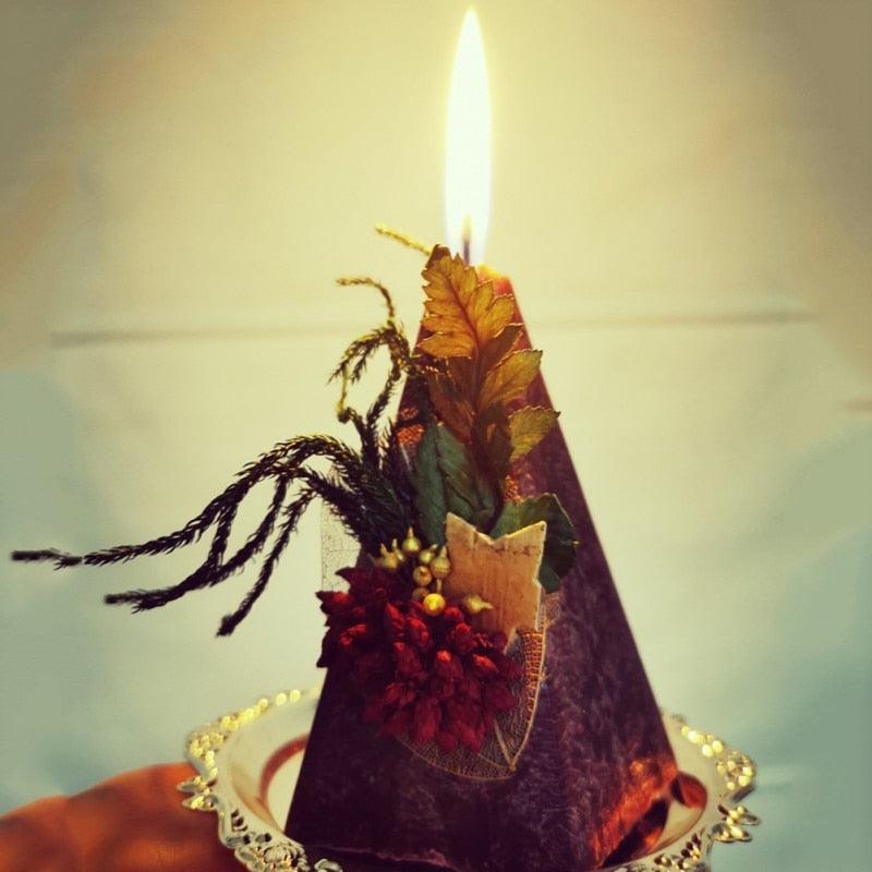 Vela Aromática de Árbol de Navidad Nórdico - Decoración Navideña Premium