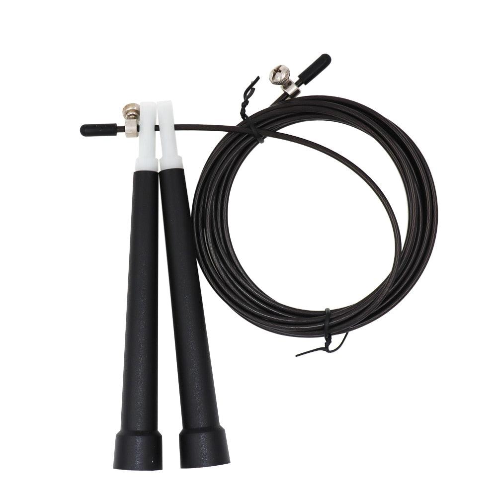 Cuerda para Saltar de Alambre de Acero Ajustable para Entrenamiento Fitness