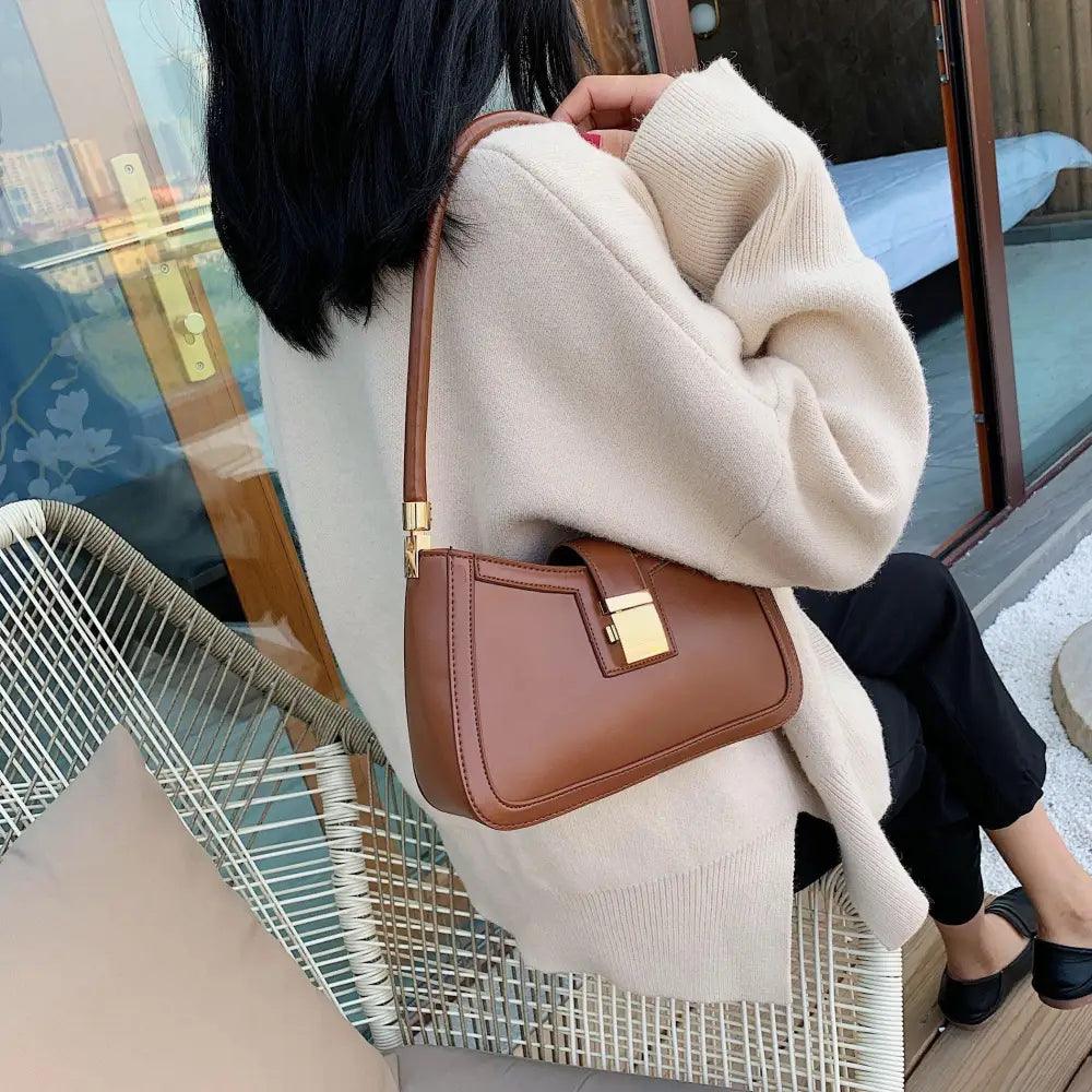 Bolso de hombro cruzado de PU de moda para mujeres