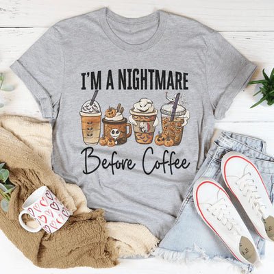 Camiseta de Pesadilla antes del café