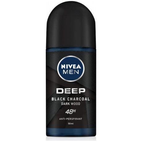 Nivea Deep Black Carbon Antiperspirant for Men 50ml
