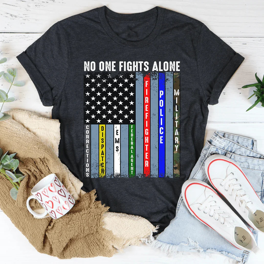 Camiseta Nadie lucha solo