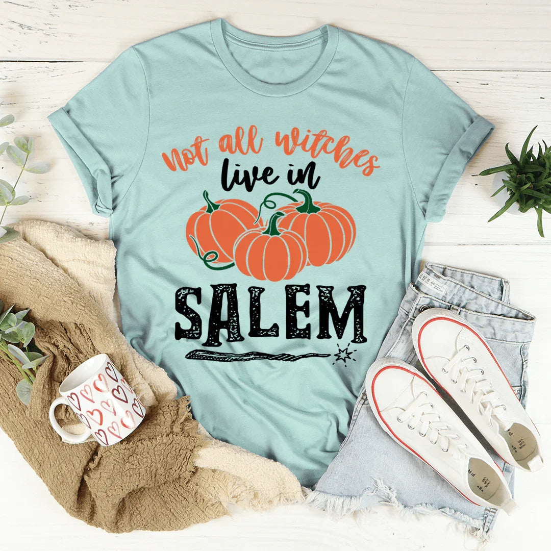 Not All Witches Live In Salem T-Shirt - Korvel