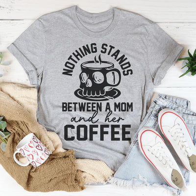 Mom's Coffee Tee - Soft & Stylish Everyday Wear