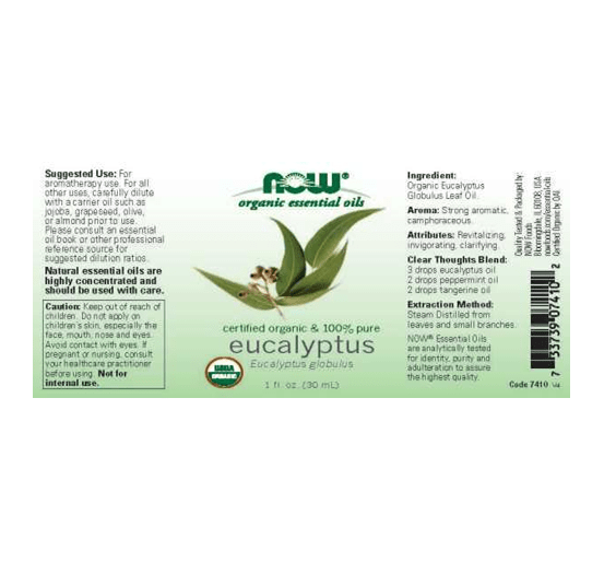 Aceite Esencial de Eucalipto Orgánico