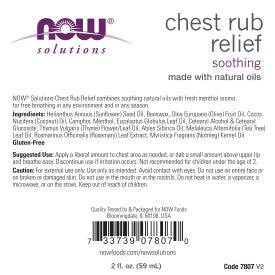 NOW Solutions Chest Rub Relief